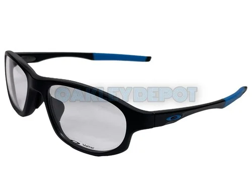 ✅🕶️ OAKLEY CROSSLINK OX8067-0156 SATIN BLACK/DEMO EYEGLASSES 56-18-143 (126) 3