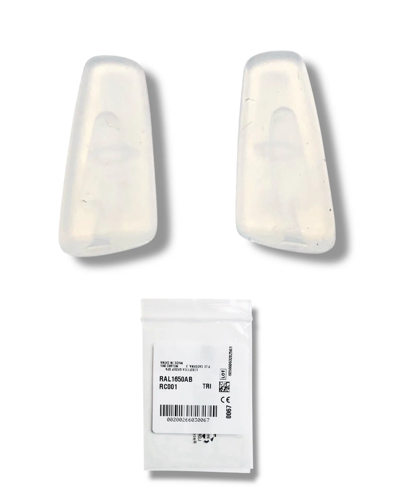 2x Snap On Nose Pads for Oakley Eyeglasses Metal Plate, Square Wire, Keel Blade 4