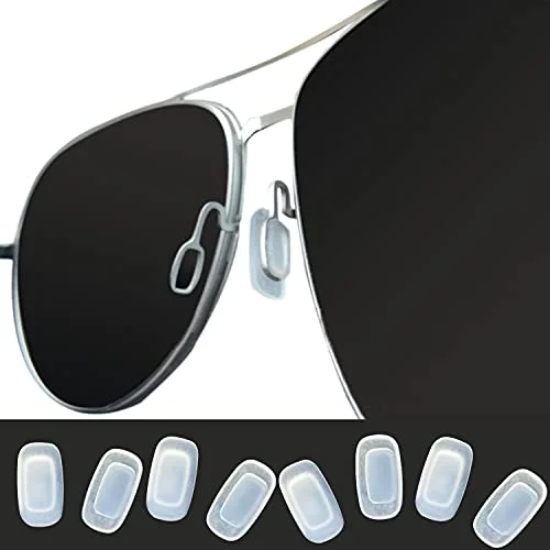 4 Pairs Clear Replacement Nose Pads Piece for Oakley Fuller OX3227 Eyeglasses 4
