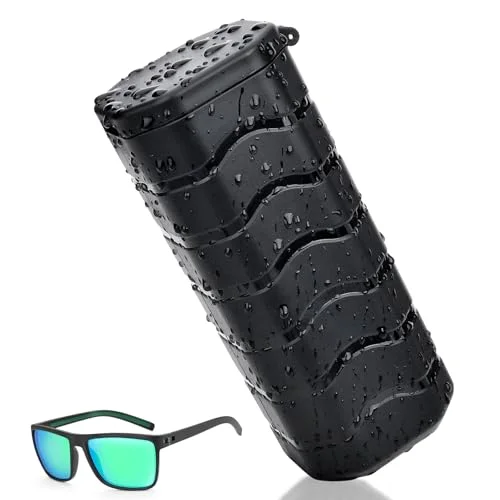 ClaspVital Tactical Hard Shell Sunglasses Case​, Military-Grade Crushproof & Water-Resistant Protective Case for Outdoor/Travel - Fits Ray-Ban, Oakley, Maui Jim & 200+ Premium Sunglasses