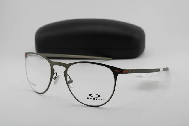 NEW OAKLEY MONEY CLIP OX5145-0450 SATIN OLIVE ORANGE AUTHENTIC EYEGLASSES 50-20