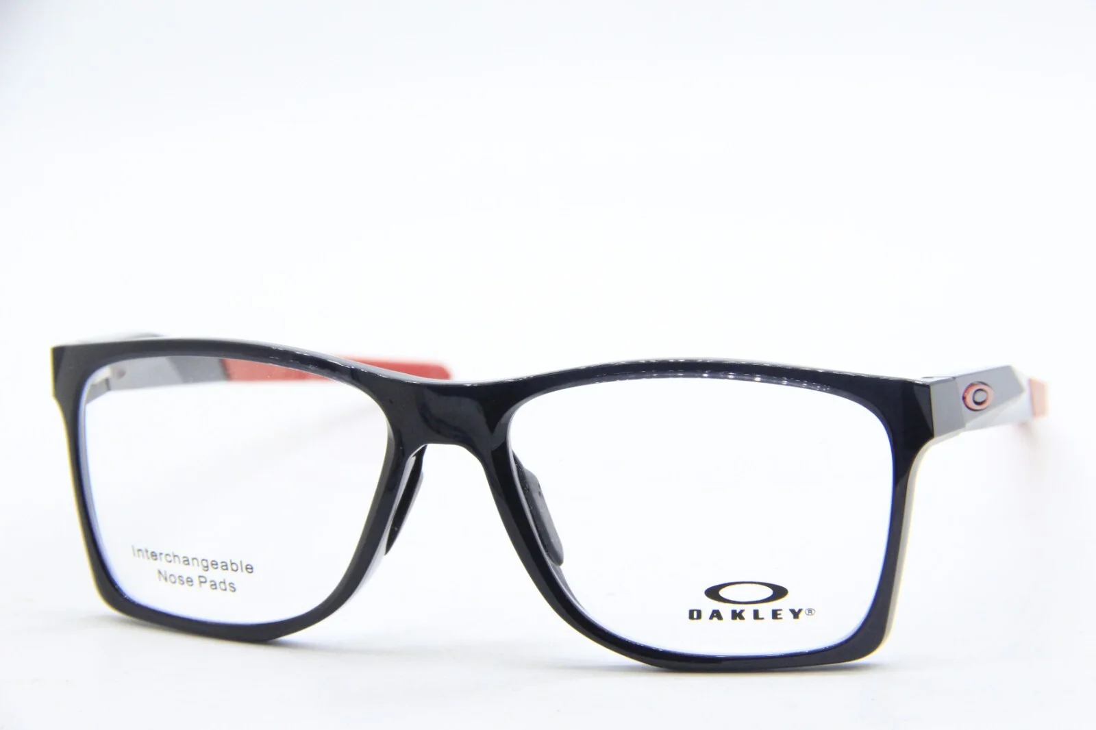 NEW OAKLEY OX8173-0255 ACTIVATE BLACK INK RED AUTHENTIC EYEGLASSES 55-16