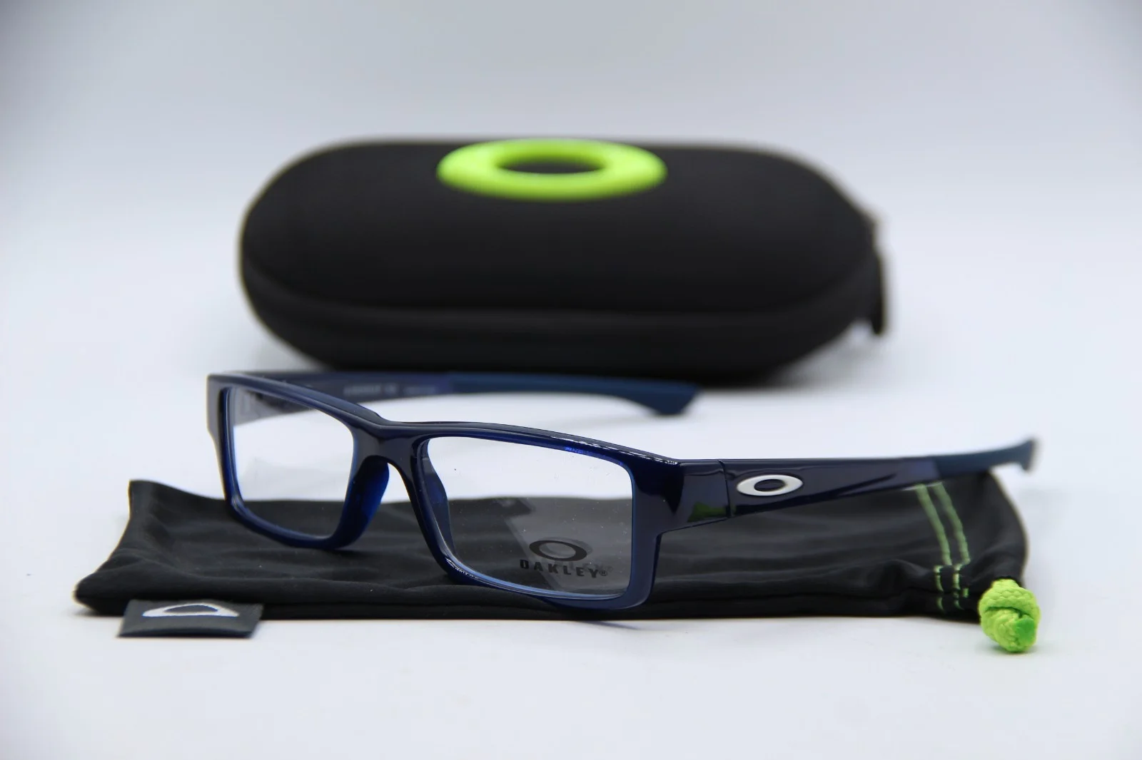 NEW OAKLEY OY8003-1248 AIRDROP XS ICE BLUE AUTHENTIC FRAMES EYEGLASSES 48-14