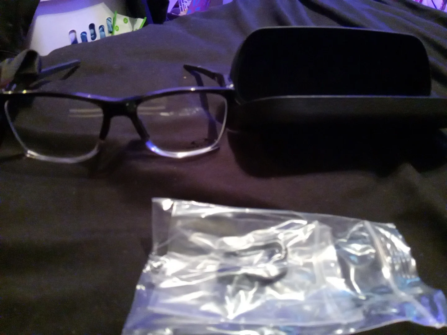 NEW OAKLEY PLANK 2.0 OX8081-0253 POLISHED BLACK EYEGLASSES W/CASE 53-18 4