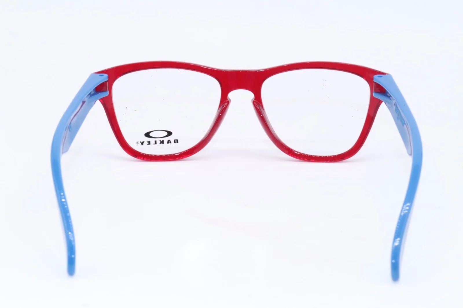 NEW OAKLEY YOUTH KIDS OY8009-0246 RED BLUE FROGSKINS AUTHENTIC EYEGLASSES 46-15 4