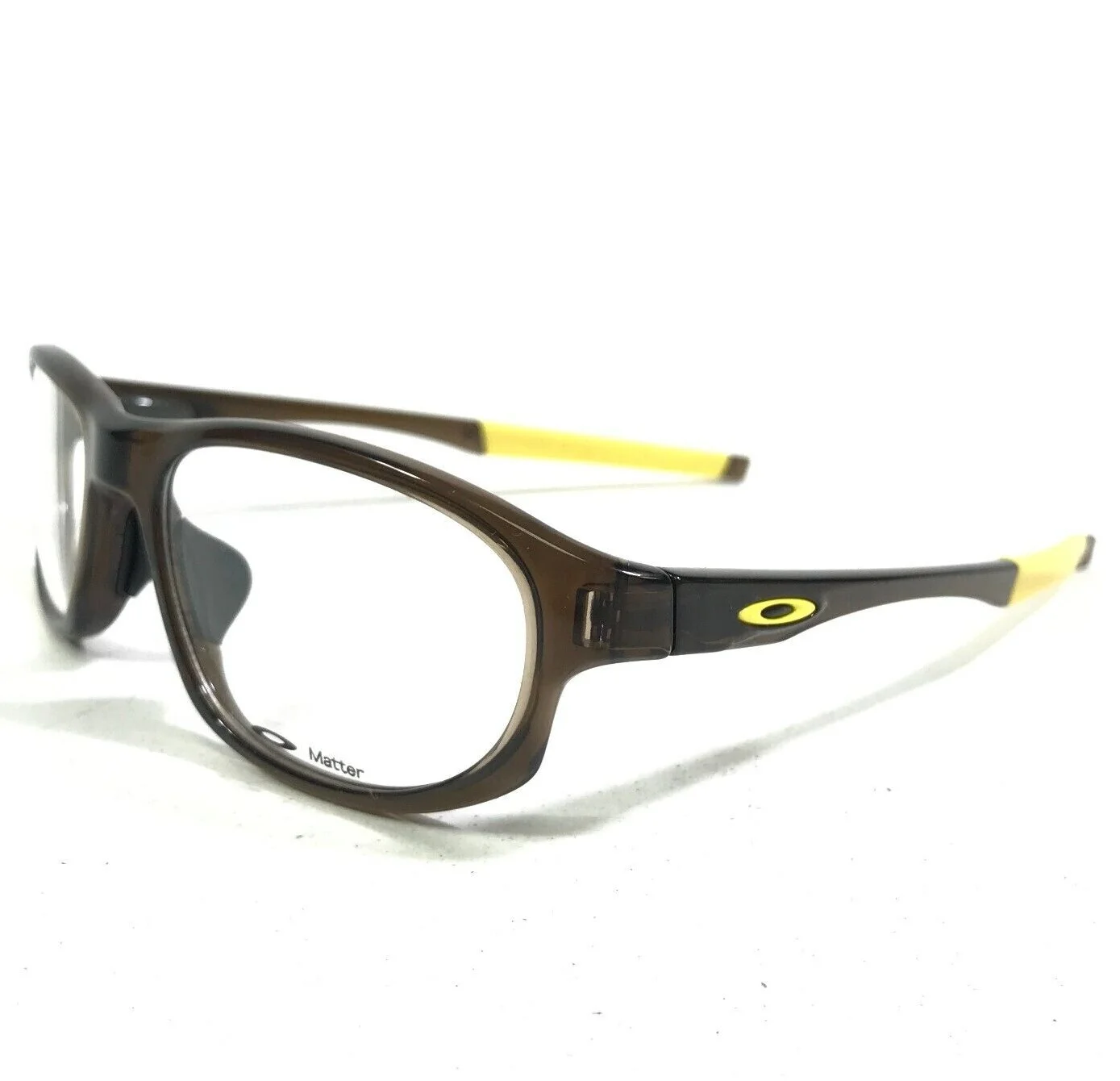 Oakley Crosslink OX8067-0356 Bark Eyeglasses Frames Brown Yellow 56-18-143