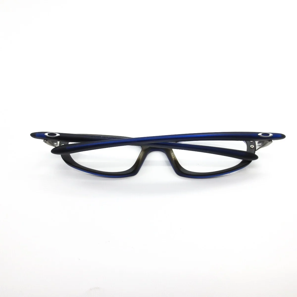 Oakley Eyeglasses Frames Sine Blue Velvet 11-589 Matte Silver 49-20-133 2