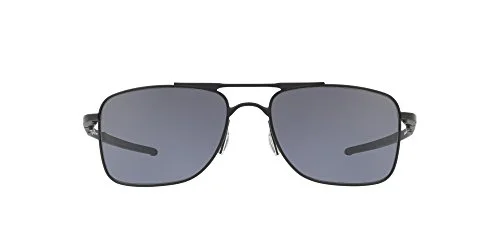 Oakley Mens OO4124 Gauge 8 Rectangular Sunglasses, Matte Black/Grey, 62 mm 2