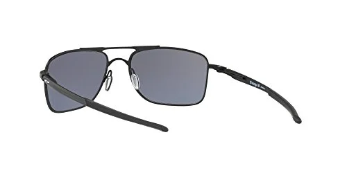 Oakley Mens OO4124 Gauge 8 Rectangular Sunglasses, Matte Black/Grey, 62 mm 3