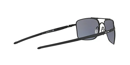 Oakley Mens OO4124 Gauge 8 Rectangular Sunglasses, Matte Black/Grey, 62 mm 4