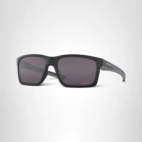 Oakley Mens OO9264 Mainlink Rectangular Sunglasses, Matte Black/Prizm Grey, 61 mm 3