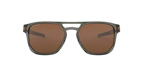 Oakley Mens OO9436 Latch Beta Square Sunglasses, Olive Ink/Prizm Tungsten, 54 mm