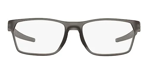 Oakley Mens Ox8032 Hex Jector Rectangular Prescription Eyewear Frames, Satin Grey Smoke/Demo Lens, 55 mm 2