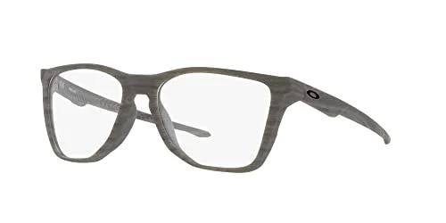Oakley Mens Ox8058 the Cut Square Prescription Eyewear Frames, Satin Woodgrain/Demo Lens, 54 mm 2