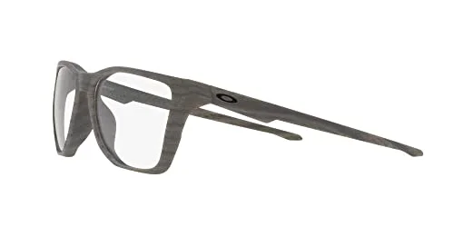 Oakley Mens Ox8058 the Cut Square Prescription Eyewear Frames, Satin Woodgrain/Demo Lens, 54 mm 3