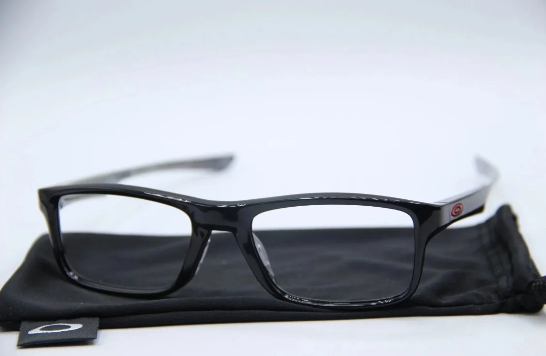 Oakley Off Line 4.0 11-722 Black Oval Eyeglasses Frames 49-20 140 Men Women