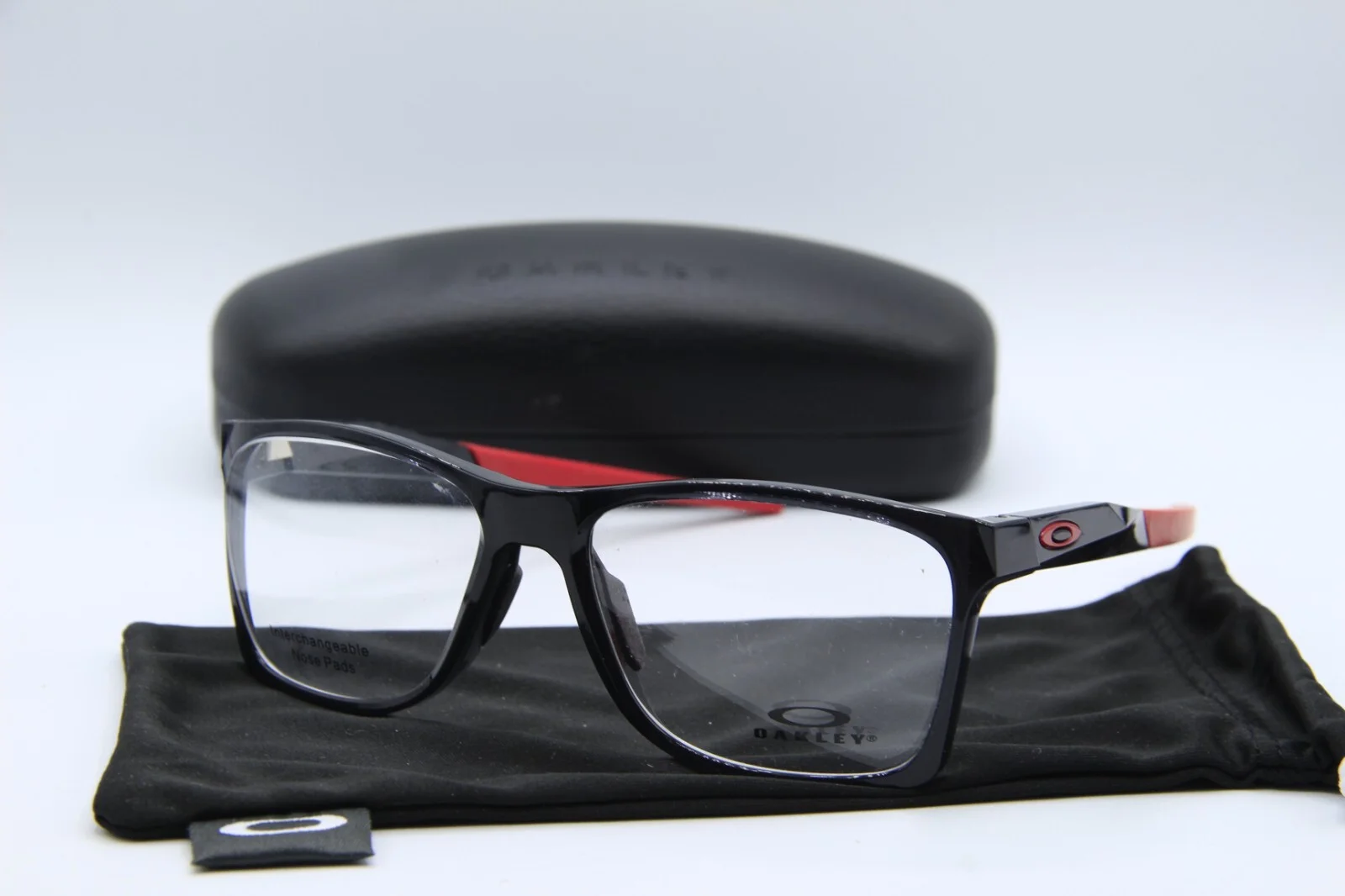 Oakley Off Line 4.0 11-722 Black Oval Eyeglasses Frames 49-20 140 Men Women 2