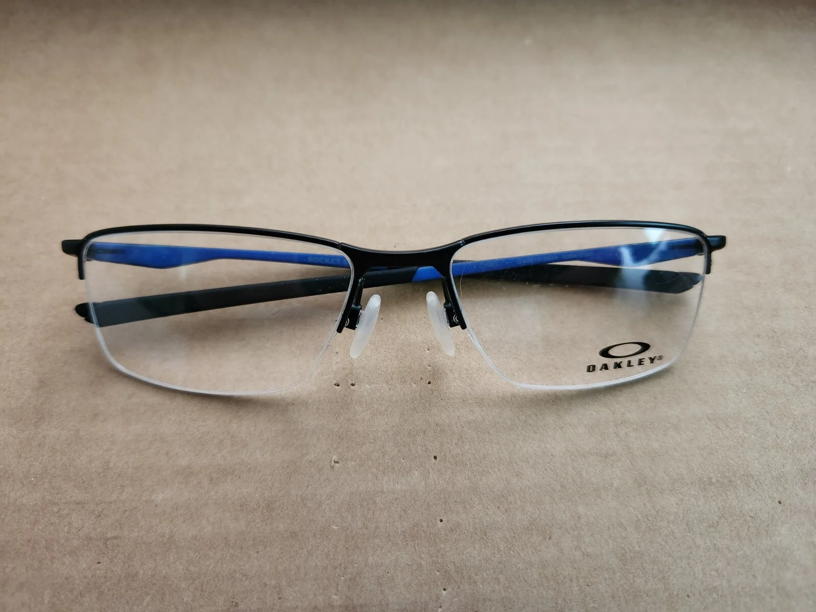 Oakley OX3218-0454 Socket 5.5 Satin Black Blue Men