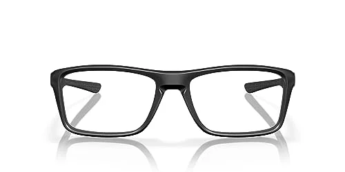 Oakley OX8178 Rafter Prescription eyewear Frames, Satin Black/Demo Lens, 57 mm
