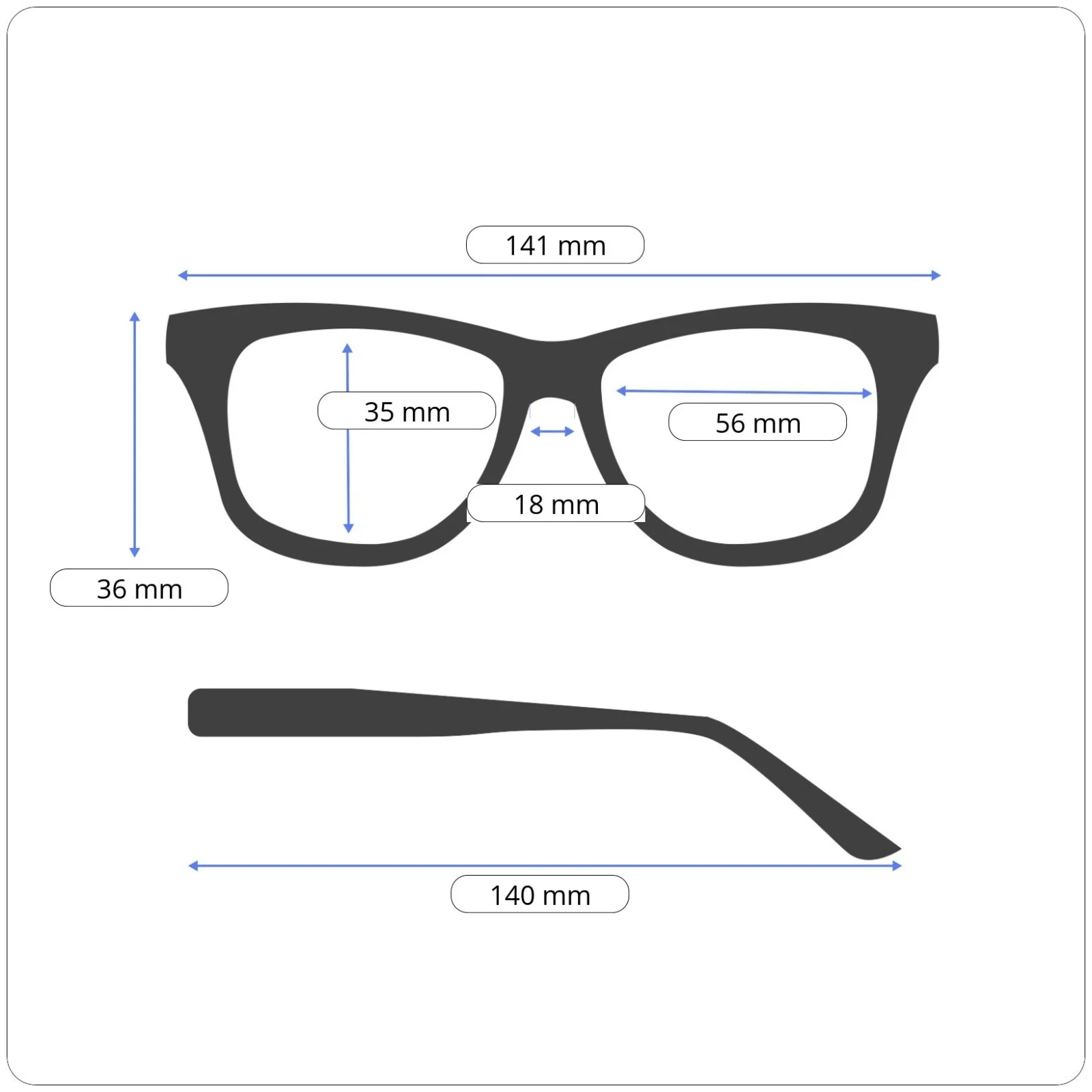 OAKLEY Socket 5.5 OX3218-0356 Matte Midnight Mens Rectangle Eyeglasses 56-18-140 2