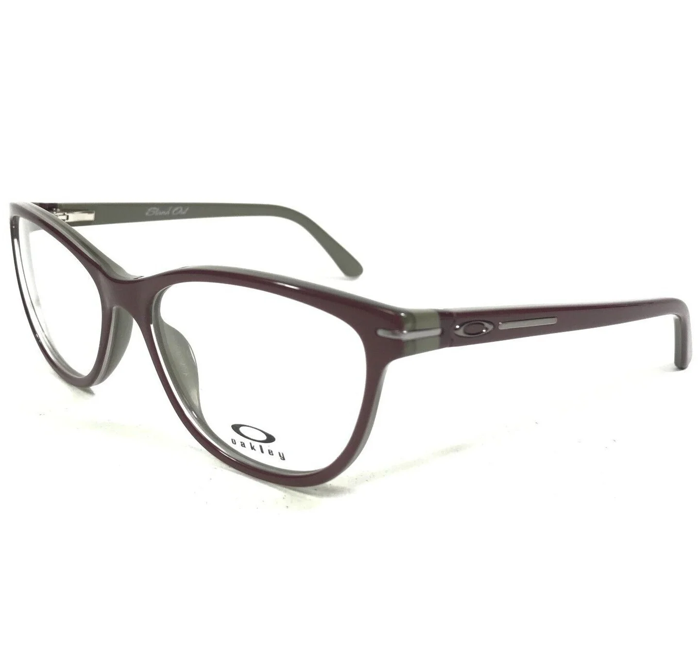 Oakley Stand Out OX1112-0253 Mahogany Eyeglasses Frames Grey Purple 53-16-136