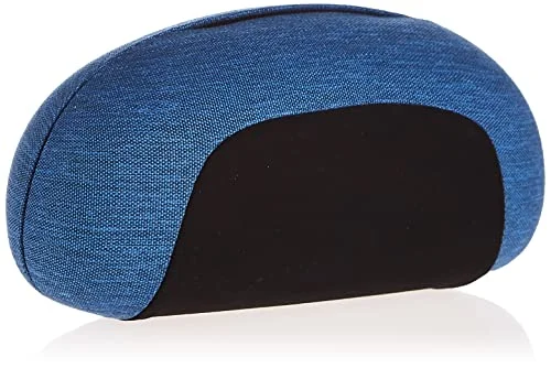 Oakley womens Lifestyle Ellipse O Sunglass Case, Black With Blue, One Size US 2