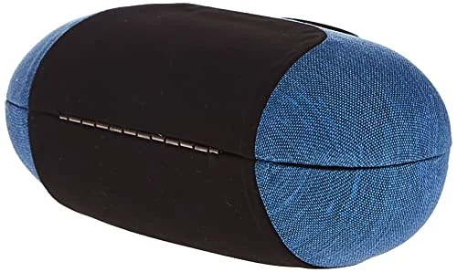 Oakley womens Lifestyle Ellipse O Sunglass Case, Black With Blue, One Size US 3