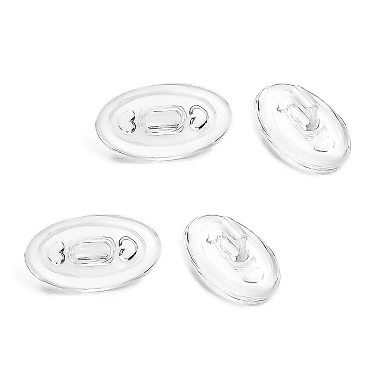 Replacement Nose Pads for Oakley Steel Plate OX3222 Eyeglasses Nose Pieces Guard